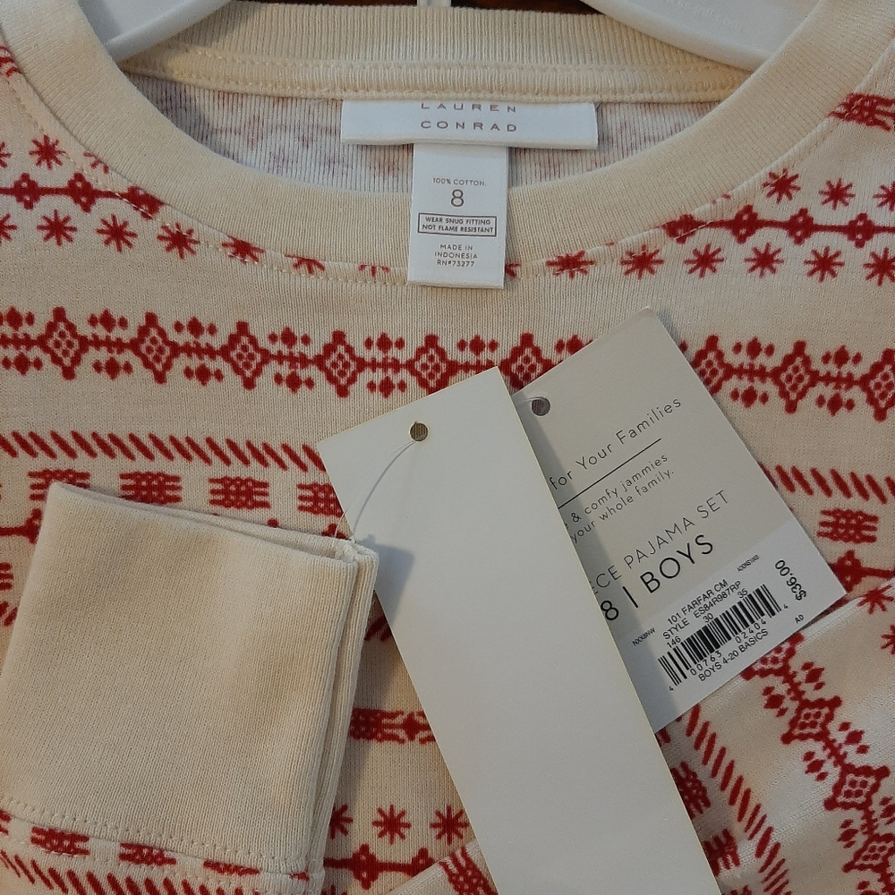 NWT Lauren Conrad 2pc Christmas Pajamas